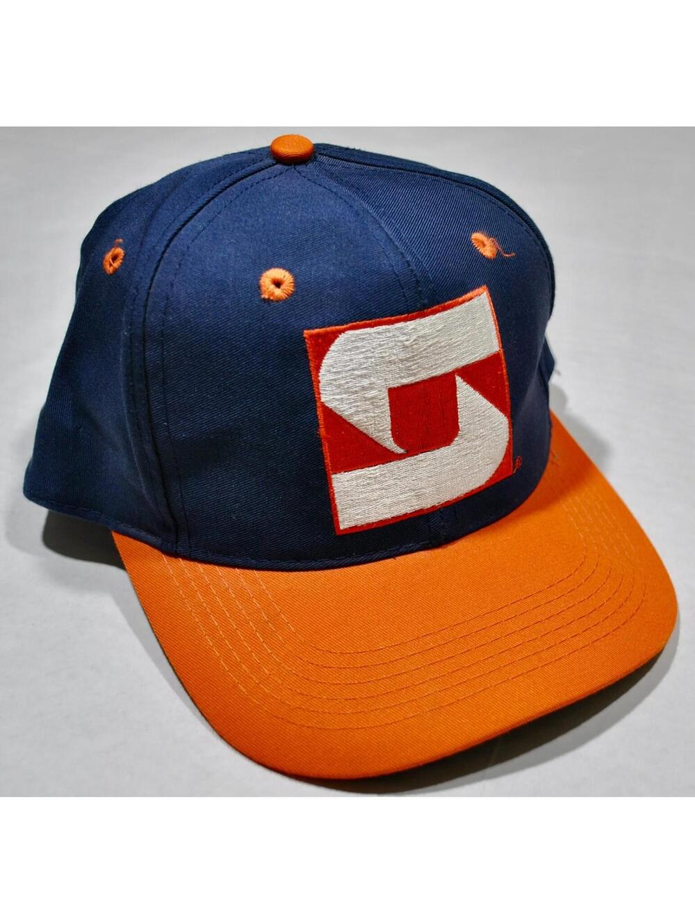 Vintage Syracuse Orange The Game NCAA Football 90s Fitted Hat Size 6 7/8
